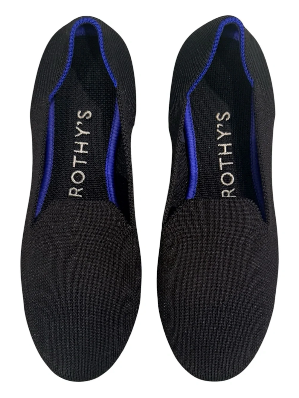 Rothy's Black Rounded Toe Classic Loafer Flats